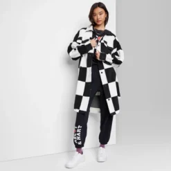Women's Ascot + Hart Checkered Fleece Graphic Shacket 12 Women's Ascot + Hart Checkered Fleece Graphic Shacket -Avenue Sale Store GUEST 970268eb ae05 4d2f a288 c4bbba30b1e9