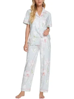 Cheibear Womens 2pcs Floral Button Down Pajama Set Nightwear Sleepwear 19 Cheibear Womens 2pcs Floral Button Down Pajama Set Nightwear Sleepwear -Avenue Sale Store GUEST 9793fedb 52d3 4331 9e98 b8472ff2bdfe