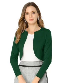 Allegra K Women's Open Front Curved Hem Crop Bolero Shrug 25 Allegra K Women's Open Front Curved Hem Crop Bolero Shrug -Avenue Sale Store GUEST 98e35007 ffcf 4163 9581 51de988da735