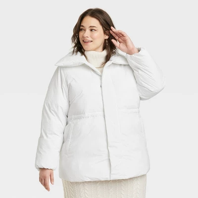 Women's Mid Length Relaxed Puffer Jacket - A New Day™ 6 Women's Mid Length Relaxed Puffer Jacket - A New Day™ - Image 6
