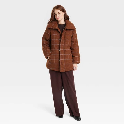Women's Mid Length Relaxed Puffer Jacket - A New Day™ 2 Women's Mid Length Relaxed Puffer Jacket - A New Day™ - Image 2