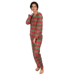 Leveret Womens Two Piece Cotton Argyle Christmas Pajamas 11 Leveret Womens Two Piece Cotton Argyle Christmas Pajamas -Avenue Sale Store GUEST 9c5514d9 1633 494c a00f 8c71ddf5bb69