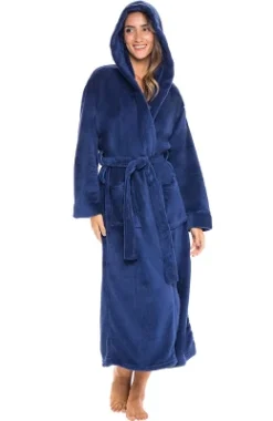 Women's Classic Winter Robe, Hooded Cozy Plush Fleece Bathrobe 28 Women's Classic Winter Robe, Hooded Cozy Plush Fleece Bathrobe -Avenue Sale Store GUEST 9e005f24 bff0 44cd b9c3 1318450579f2