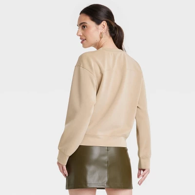 Women's Sandwash Sweatshirt - A New Day™ 1 Women's Sandwash Sweatshirt - A New Day™