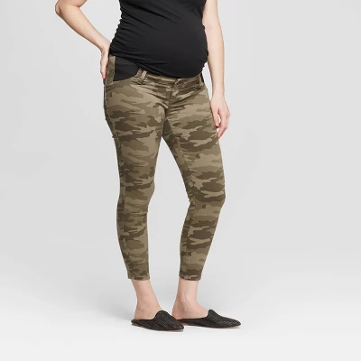 Maternity Camo Print Under Belly Skinny Cropped Jeans - Isabel Maternity By Ingrid & Isabel 4 Maternity Camo Print Under Belly Skinny Cropped Jeans - Isabel Maternity By Ingrid & Isabel - Image 4