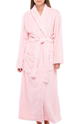 Women's Warm Fleece Winter Robe, Long Soft Plush Bathrobe 16 Women's Warm Fleece Winter Robe, Long Soft Plush Bathrobe - Image 16