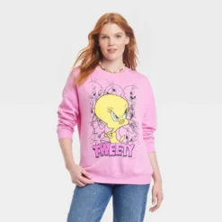 Looney Tunes Women's Tweety Cozy Graphic Sweatshirt - Pink 6 Looney Tunes Women's Tweety Cozy Graphic Sweatshirt - Pink -Avenue Sale Store GUEST a5b22b17 ec56 4fc5 a573 2f9ce670a2c0