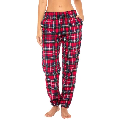 Women's Soft Cotton Flannel Pajama Pants, Joggers 2 Women's Soft Cotton Flannel Pajama Pants, Joggers - Image 2