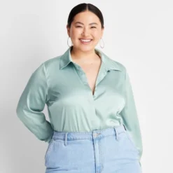 Women's Long Sleeve Button-Front Shirt - A New Day™ 14 Women's Long Sleeve Button-Front Shirt - A New Day™ -Avenue Sale Store GUEST a7e6341b 3f08 4711 8a35 8995b9758b02