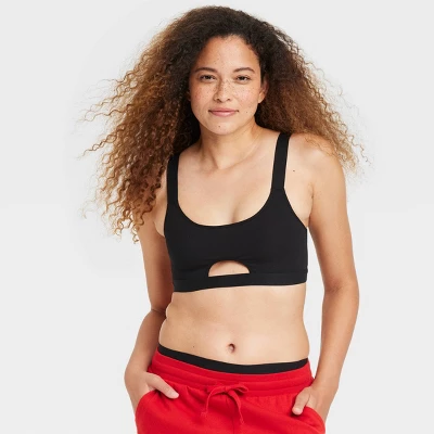 Women's Cotton Rib Cage Back Bralette - Colsie™ 5 Women's Cotton Rib Cage Back Bralette - Colsie™ - Image 5