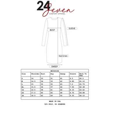 24seven Comfort Apparel Women's Maternity Wrap Dress 3 24seven Comfort Apparel Women's Maternity Wrap Dress - Image 3