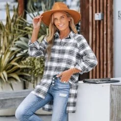 Women's Plaid Button-Front Flannel Shirt - Cupshe 11 Women's Plaid Button-Front Flannel Shirt - Cupshe -Avenue Sale Store GUEST acca04da d5e0 45e5 9725 4c19baca23c8