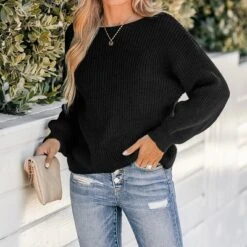 Women's Onyx Chunky Knit Sweater - Cupshe 10 Women's Onyx Chunky Knit Sweater - Cupshe -Avenue Sale Store GUEST ace2303f cb26 4e65 8e94 6683fdcf9ed9