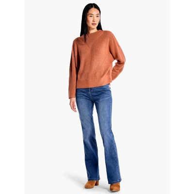 NIC + ZOE Shaker Knit Mock Sweater 5 NIC + ZOE Shaker Knit Mock Sweater - Image 5