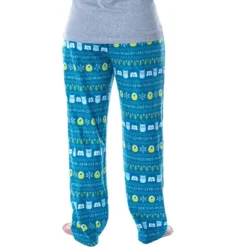 Disney Womens' Monsters Inc Sulley And Mike Ugly Sweater Pajama Pants Turquoise -Avenue Sale Store GUEST ae80aa8e fd33 41ef 8c63 24c6e5af72bb