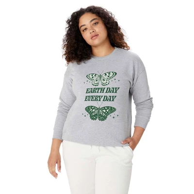 Emanuela Carratoni Earth Day Every Day Sweatshirt - Deny Designs 1 Emanuela Carratoni Earth Day Every Day Sweatshirt - Deny Designs