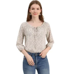 Allegra K Women's Bow Tie Round Neck 3/4 Raglan Sleeve Floral Blouse Tops 27 Allegra K Women's Bow Tie Round Neck 3/4 Raglan Sleeve Floral Blouse Tops -Avenue Sale Store GUEST b0dd6b90 17d5 4df0 b20a bd64ecf65e52