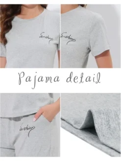 Cheibear Womens Sleepwear Pajama Set Round Neck Nightwear Lounge Pjs With Capri Pants 11 Cheibear Womens Sleepwear Pajama Set Round Neck Nightwear Lounge Pjs With Capri Pants -Avenue Sale Store GUEST b1e3c507 e168 48ea b3a1 7bd62a585001