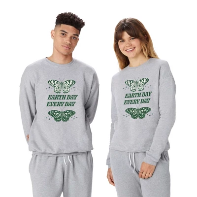 Emanuela Carratoni Earth Day Every Day Sweatshirt - Deny Designs 3 Emanuela Carratoni Earth Day Every Day Sweatshirt - Deny Designs - Image 3