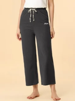 Allegra K Women's Wide Leg Drawstring Comfy Yoga Pants Lounge Pajamas Pants -Avenue Sale Store GUEST b68eb644 67d1 4fbe 8a71 8217c642a3d4