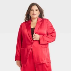 Women's Satin Blazer - A New Day™ -Avenue Sale Store GUEST b953606a eb6c 4814 bf77 b7e556150a76