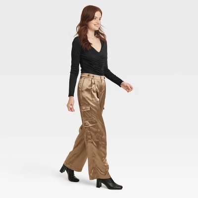 Women's Long Sleeve Ruched Slim Fit Bodysuit - A New Day™ 2 Women's Long Sleeve Ruched Slim Fit Bodysuit - A New Day™ - Image 2