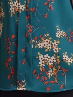 Allegra K Women's Satin Stand Collar Work Cap Sleeve Floral Blouse 9 Allegra K Women's Satin Stand Collar Work Cap Sleeve Floral Blouse -Avenue Sale Store GUEST bf0dc88a 01f7 43f0 b5b4 6c3d9a9ec912