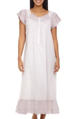 Women's Cotton Victorian Nightgown, Katelyn Short Sleeve Lace Trimmed Button Up Long Vintage Night Dress Gown 10 Women's Cotton Victorian Nightgown, Katelyn Short Sleeve Lace Trimmed Button Up Long Vintage Night Dress Gown -Avenue Sale Store GUEST c05b31a4 b0e8 44eb a67c b559079aa679