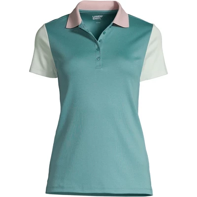 Lands' End School Uniform Women's Tall Supima Cotton Short Sleeve Polo Shirt 7 Lands' End School Uniform Women's Tall Supima Cotton Short Sleeve Polo Shirt - Image 7