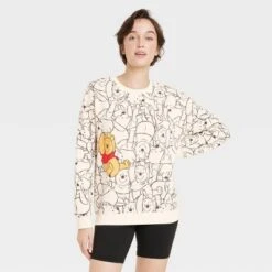 Women's Winnie The Pooh AOP Cozy Graphic Sweatshirt - Tan 6 Women's Winnie The Pooh AOP Cozy Graphic Sweatshirt - Tan -Avenue Sale Store GUEST c3d4dfbc 676a 4f4a be7e b6cb5963f66f