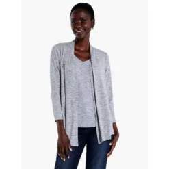NIC + ZOE Pocket Drapey Rib Cardigan