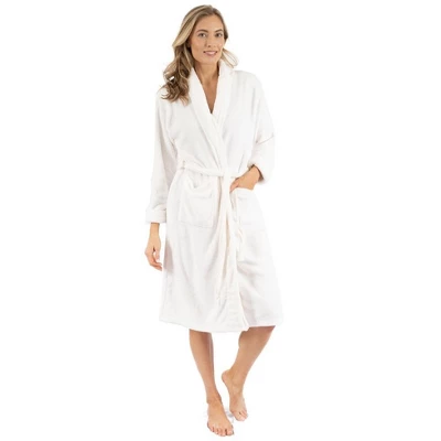 Leveret Womens Fleece Robe 1 Leveret Womens Fleece Robe