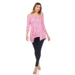 Leopard Cold Shoulder Tunic - White Mark -Avenue Sale Store GUEST c63224f3 db96 4749 a673 bc99441991dd