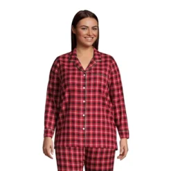 Lands' End Women's Long Sleeve Print Flannel Pajama Top 18 Lands' End Women's Long Sleeve Print Flannel Pajama Top -Avenue Sale Store GUEST c67d8beb 1bb0 4f02 8fd5 c86324549669