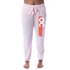 The O.C.: Television Series Womens' Logo Sleep Jogger Pajama Pants Pink -Avenue Sale Store GUEST c8661432 151b 4586 befa e0336bfe940c