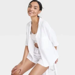 Women's 100% Cotton Gauze Short Sleeve Notch Collar Top - Stars Above™ 7 Women's 100% Cotton Gauze Short Sleeve Notch Collar Top - Stars Above™ -Avenue Sale Store GUEST cd7c691b 12ad 4a0b 9a52 2c78f207ea0e