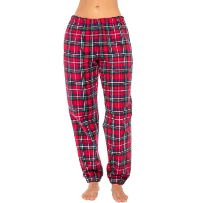 Women's Soft Cotton Flannel Pajama Pants, Joggers 1 Women's Soft Cotton Flannel Pajama Pants, Joggers