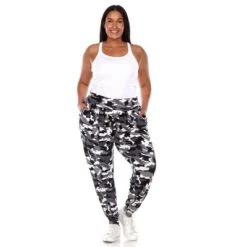 Plus Size Camo Harem Pants - White Mark -Avenue Sale Store GUEST d14353d2 5777 4040 86ac a6aaf362b3aa