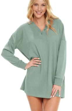 Women's Soft Ribbed Waffle Rib Knit Oversized Sleep Shirt, V-neck Night Shirt Sweater Top 22 Women's Soft Ribbed Waffle Rib Knit Oversized Sleep Shirt, V-neck Night Shirt Sweater Top -Avenue Sale Store GUEST d1b599fe 8636 4850 9130 6e23d5cc3ac2