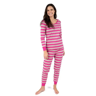 Leveret Womens Two Piece Cotton Striped Pajamas 5 Leveret Womens Two Piece Cotton Striped Pajamas - Image 5