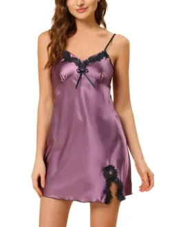 Cheibear Women's Satin Nightgown Summer Cami Mini Spaghetti Lingerie Dress 19 Cheibear Women's Satin Nightgown Summer Cami Mini Spaghetti Lingerie Dress -Avenue Sale Store GUEST d7826a30 8ab4 40c3 bb4e e00570f3cb0f