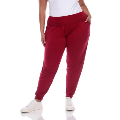 Women's Plus Size Harem Pants - White Mark 5 Women's Plus Size Harem Pants - White Mark - Image 5