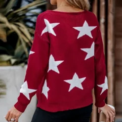 Women's Star Pattern V-Neck Drop Sleeve Sweater - Cupshe 10 Women's Star Pattern V-Neck Drop Sleeve Sweater - Cupshe -Avenue Sale Store GUEST dce0a391 65b2 4d4b adc1 eba068802ab0