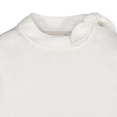 Hope & Henry Womens' Organic Cotton Tie-Neck Sweater 4 Hope & Henry Womens' Organic Cotton Tie-Neck Sweater - Image 4
