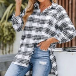 Women's Plaid Button-Front Flannel Shirt - Cupshe 12 Women's Plaid Button-Front Flannel Shirt - Cupshe -Avenue Sale Store GUEST e19b2846 2641 425e a651 3c646705d0dd