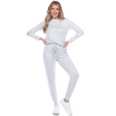Women's 2 Piece Lounge Set - White Mark 6 Women's 2 Piece Lounge Set - White Mark - Image 6