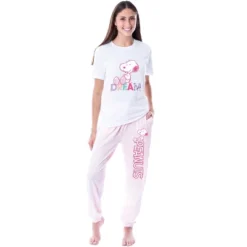 Peanuts Womens' Snoopy Dream Comic Flower Relaxing Sleep Pajama Set Multicolored -Avenue Sale Store GUEST e4c8da7a f3fc 4766 96e7 55c2e22bb22b