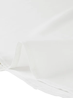 Allegra K Women's Point Collar V Neck Mesh Sleeve Button Down Work Office Shirt 4 Allegra K Women's Point Collar V Neck Mesh Sleeve Button Down Work Office Shirt - Image 4