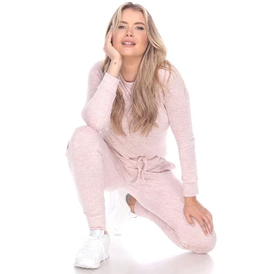 Women's 2 Piece Lounge Set - White Mark 4 Women's 2 Piece Lounge Set - White Mark - Image 4