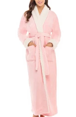 Women's Warm Winter Robe, Plush Fleece Full Length Long Bathrobe 13 Women's Warm Winter Robe, Plush Fleece Full Length Long Bathrobe -Avenue Sale Store GUEST e79abc90 7a6b 4f26 9b7d ff8e91426801